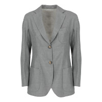 Giorgio Armani Jacket/Coat Wool in Grey