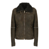 Dolce & Gabbana Jacket/Coat Leather in Brown