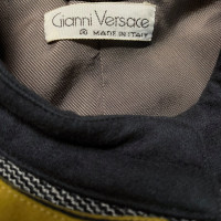 Gianni Versace Giacca/Cappotto in Lana in Grigio