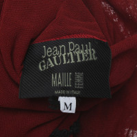 Jean Paul Gaultier Col roulé en noir / rouge