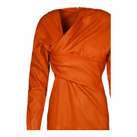 Bottega Veneta Dress Leather in Orange