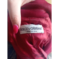 Dolce & Gabbana Jacke/Mantel in Rot