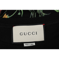 Gucci Oberteil aus Baumwolle in Schwarz