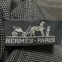 Hermès Herline aus Canvas in Grau