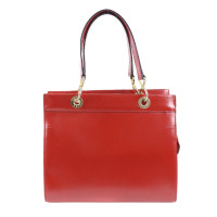 Céline Sac à main en Cuir en Rouge