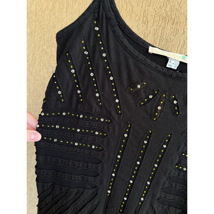 Roberto Cavalli Kleid aus Baumwolle in Schwarz