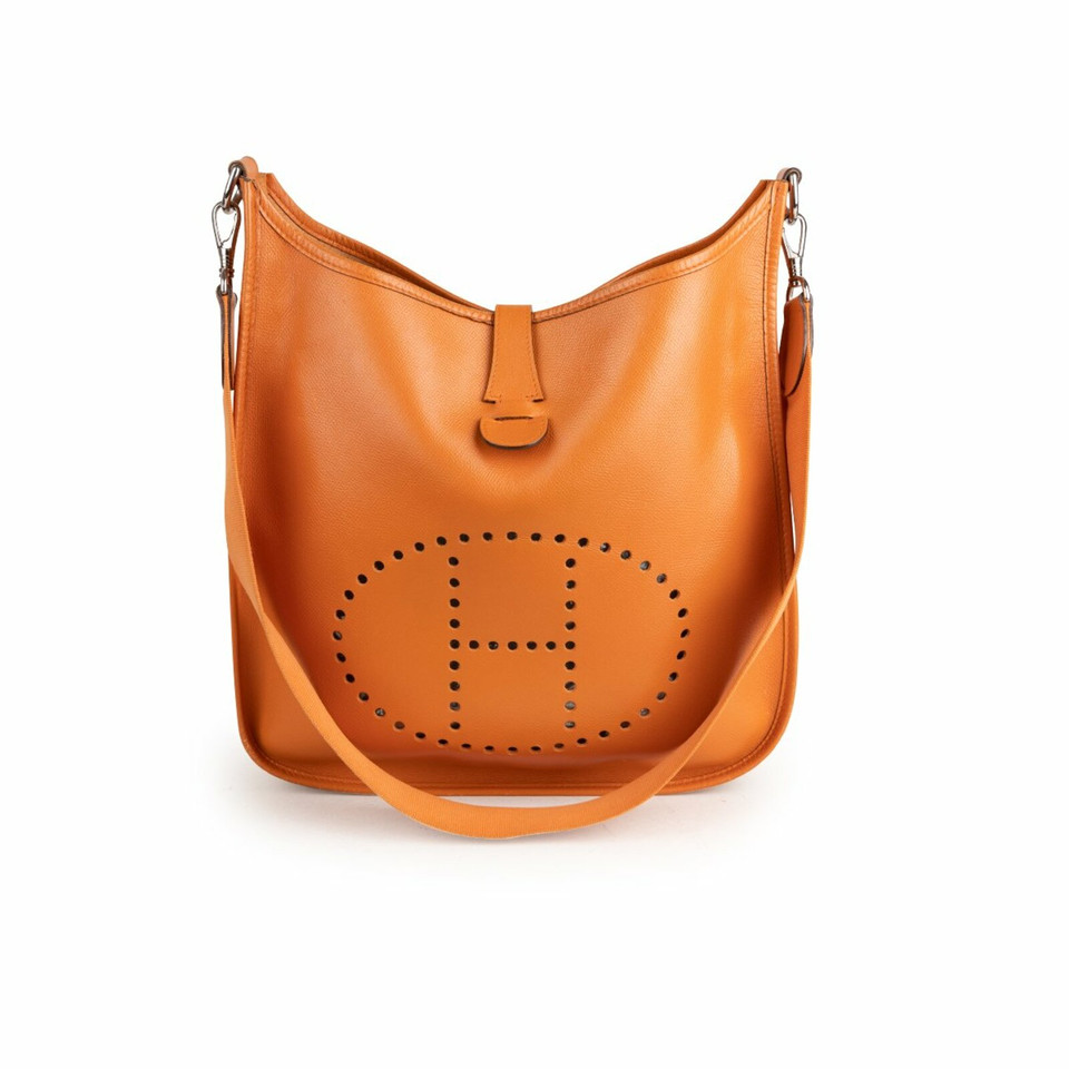 Hermès Evelyne GM 33 en Cuir en Orange