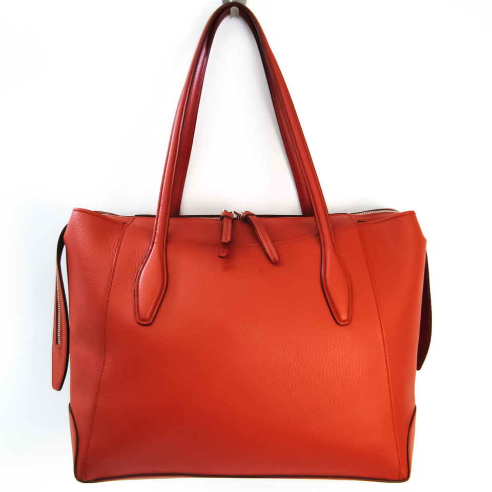 Tod's Spring Street Leer in Oranje