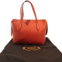 Tod's Spring Street Leer in Oranje