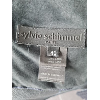 Sylvie Schimmel Giacca/Cappotto in Pelle in Blu