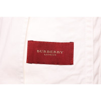 Burberry Giacca/cappotto in tessuto bianco