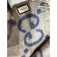 Gucci Sciarpa in Cashmere in Blu