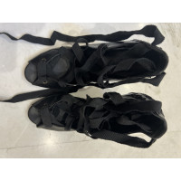 Alberta Ferretti Sandals Leather in Black