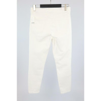 J Brand Paire de Pantalon en Coton en Blanc