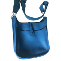 Hermès Evelyne aus Leder in Blau