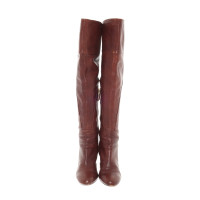 Guess Boots Leather in Bordeaux