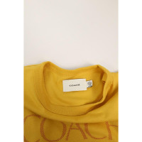 Coach Top Cotton in Yellow