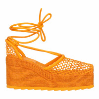 Bottega Veneta Sandalen Leer in Oranje