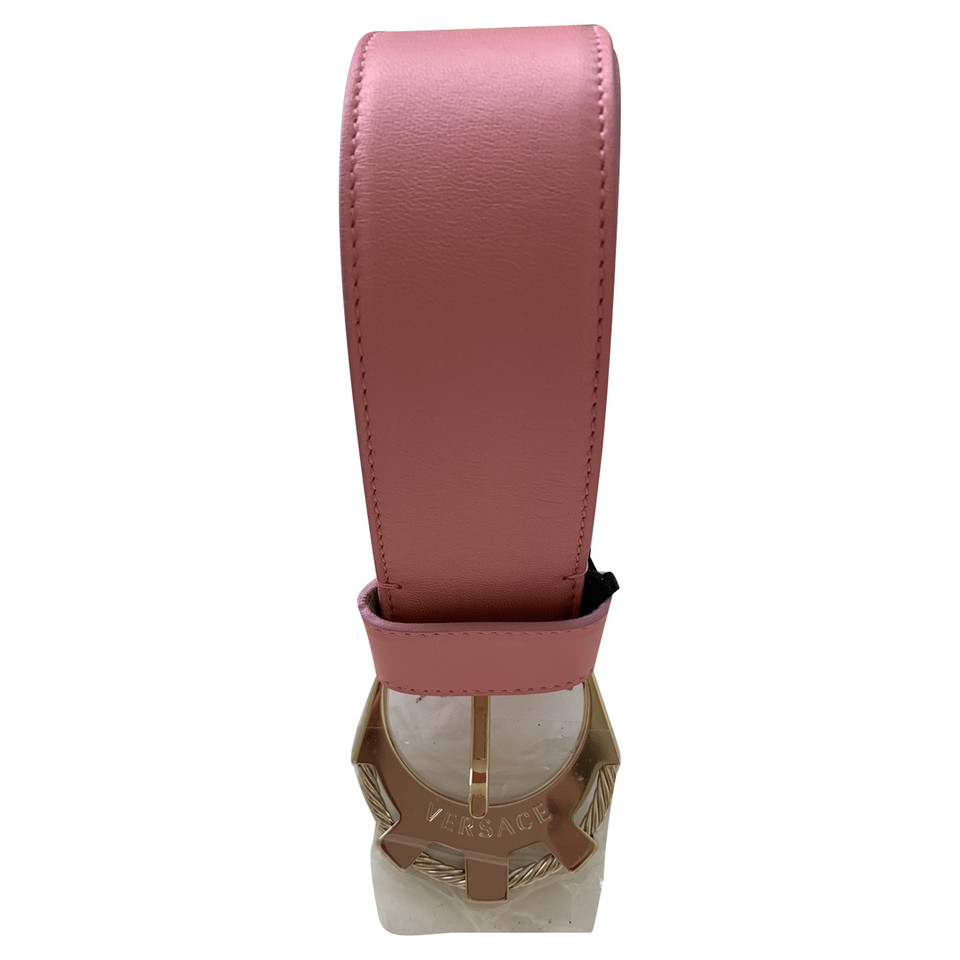 Versace Cintura in Pelle in Rosa