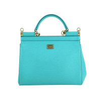 Dolce & Gabbana Sicily Bag en Cuir en Bleu