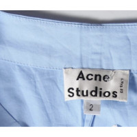 Acne Jurk Katoen in Blauw