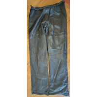 Hermès Trousers Leather in Brown