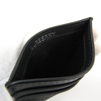 Burberry clutch in leer in zwart