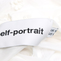 Self Portrait Robe en Blanc