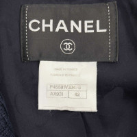 Chanel Jas/Mantel Katoen in Blauw