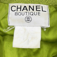 Chanel Jas/Mantel Wol in Groen