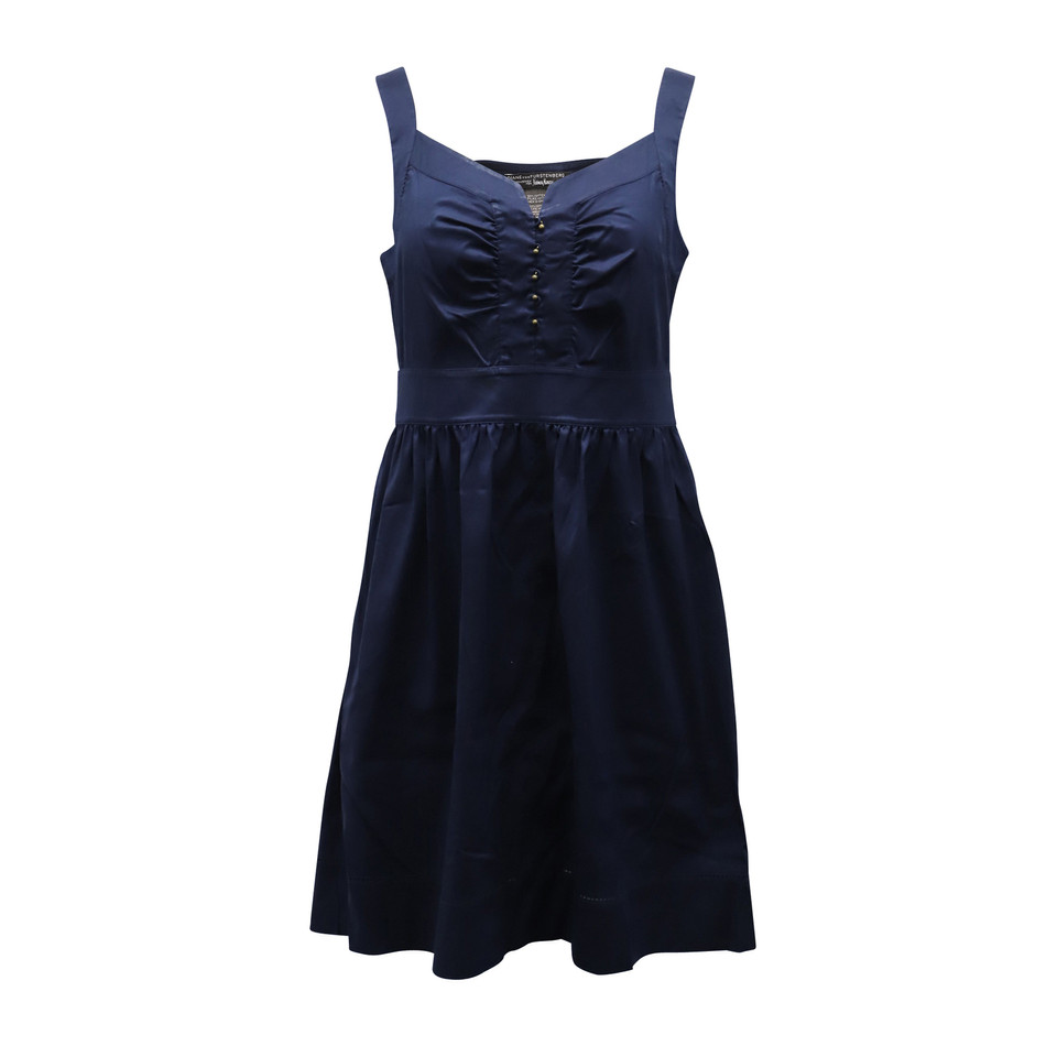 Diane Von Furstenberg Kleid aus Jersey in Blau