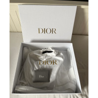 Christian Dior Saddle Bag aus Leder in Beige