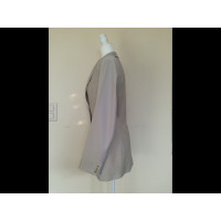 Donna Karan Jacke/Mantel aus Wolle in Grau