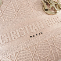 Christian Dior Lady Dior Medium Canvas in Pink