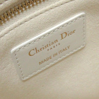 Christian Dior Lady Dior Medium aus Baumwolle in Weiß