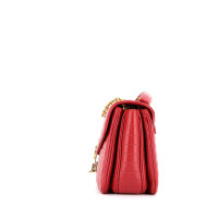Céline C Bag in Pelle in Rosso