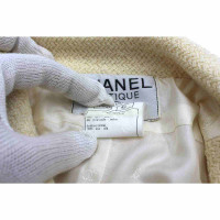 Chanel Jas/Mantel Wol in Wit
