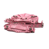 Balenciaga Le Cagole XS Shoulder Bag aus Leder in Rosa / Pink