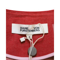 Diane Von Furstenberg Robe en Coton en Rouge