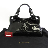 Cartier Marcello De Cartier Bag in Pelle verniciata in Nero