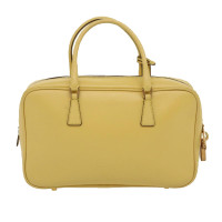 Prada Handbag Leather in Yellow