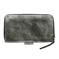 Mcm Leather wallet in silver