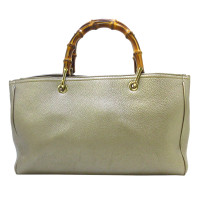 Gucci Bamboo Shopper Leather in Grey