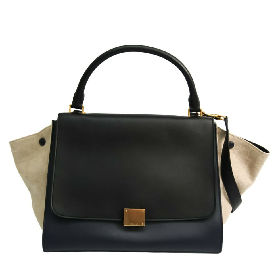 Céline Trapeze Leather in Black