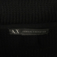 Armani Exchange Jas/Mantel Katoen in Zwart