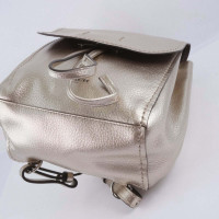 Coach Backpack Leather in Silvery