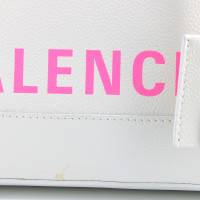 Balenciaga Ville Top Handle Leather in White