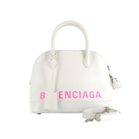 Balenciaga Ville Top Handle Leather in White