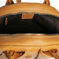 Christian Dior Tote Bag aus Leder in Braun