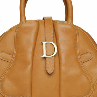 Christian Dior Tote Bag aus Leder in Braun